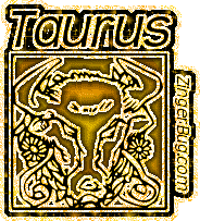 Gold Taurus. Celebrat your sign with one of our great Astrology and Zodiac glitter graphics