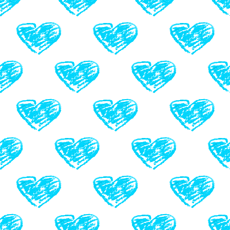 Blue Scribble Hearts On White Background Image, Wallpaper or Texture ...