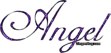 Click to get the codes for this image. Angel Purple Glitter Name, Girl Names Free Image Glitter Graphic for Facebook, Twitter or any blog.