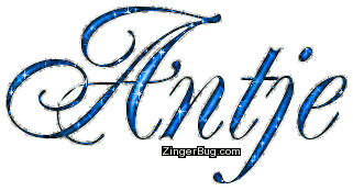 Click to get the codes for this image. Antje Blue Glitter Name, Girl Names Free Image Glitter Graphic for Facebook, Twitter or any blog.