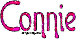 Connie Cherry Red Glitter Name Glitter Graphic, Greeting, Comment, Meme ...