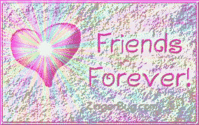 glitter friends forever