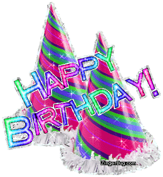happy birthday glitter graphics moving