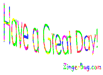 Have A Great Day Purple Wagging Text Glitter Graphic, Greeting, Comment,  Meme or GIF