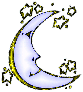 Moon + Twinkling Stars [Animated GIF]  Star gif, Moon icon, Graphic design  assets