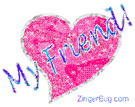 Best Friends Forever Pastel Heart Starburst Glitter Graphic