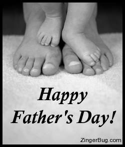 Fathers Day Dance Feet Glitter Graphic, Greeting, Comment, Meme or GIF